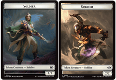 Solider (0004) // Solidier (0005) Double-Sided Token - Foil
